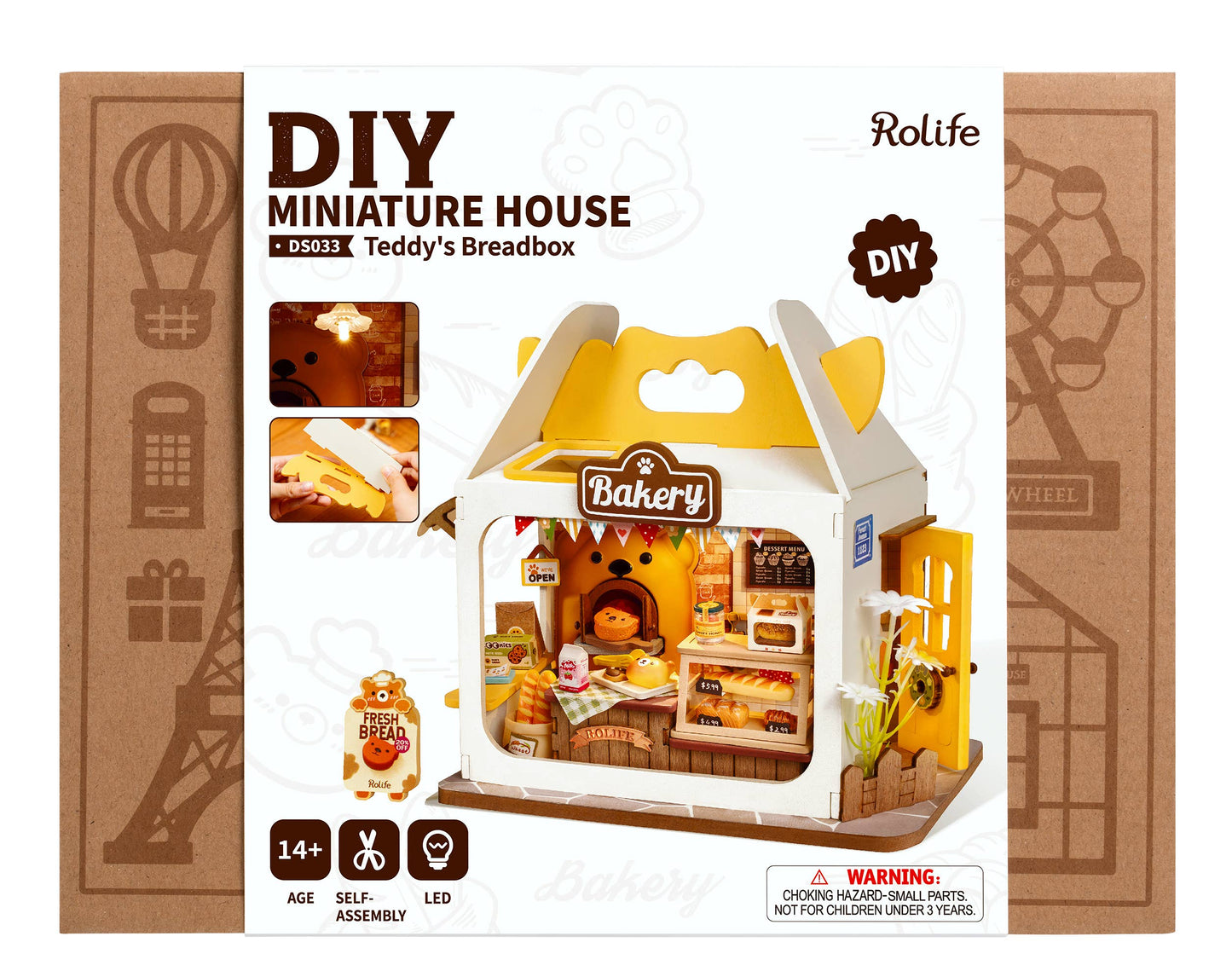 Teddy's Breadbox ROBOTIME Rolife DIY Miniature House