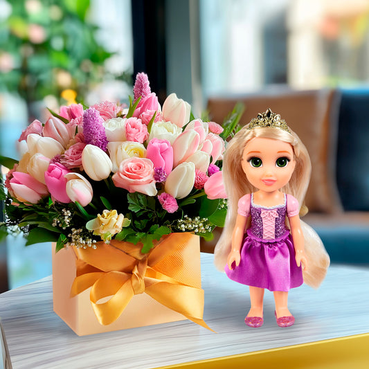 Princess Rapunzel’s Floral Fun – Creative Florist Kit for Kids (Ages 3–12)